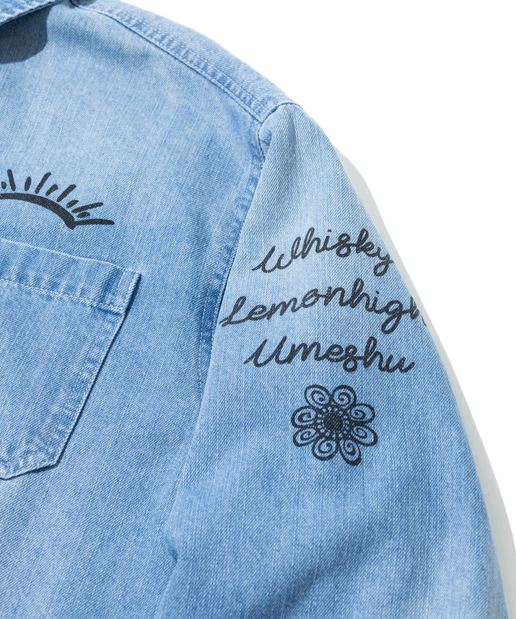 go slow caravan(ゴースローキャラバン) |YOIDORE/酔いどれ ヴィンテージ 栓抜き らくがき シャツ (MENS)