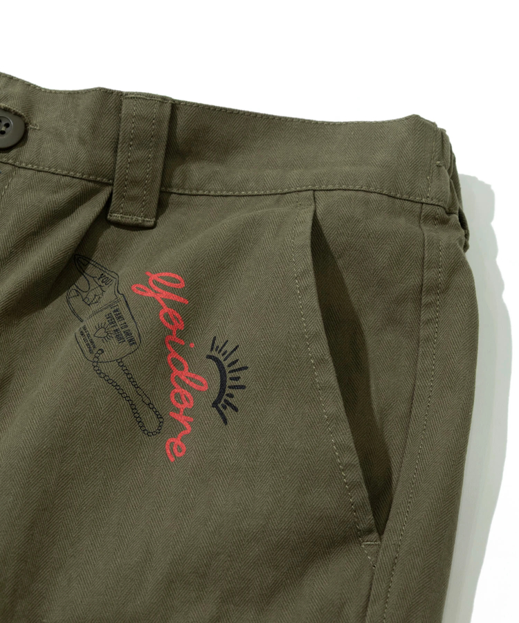 go slow caravan(ゴースローキャラバン) |YOIDORE/酔いどれ ヴィンテージ 栓抜き らくがき カーゴパンツ (MENS)