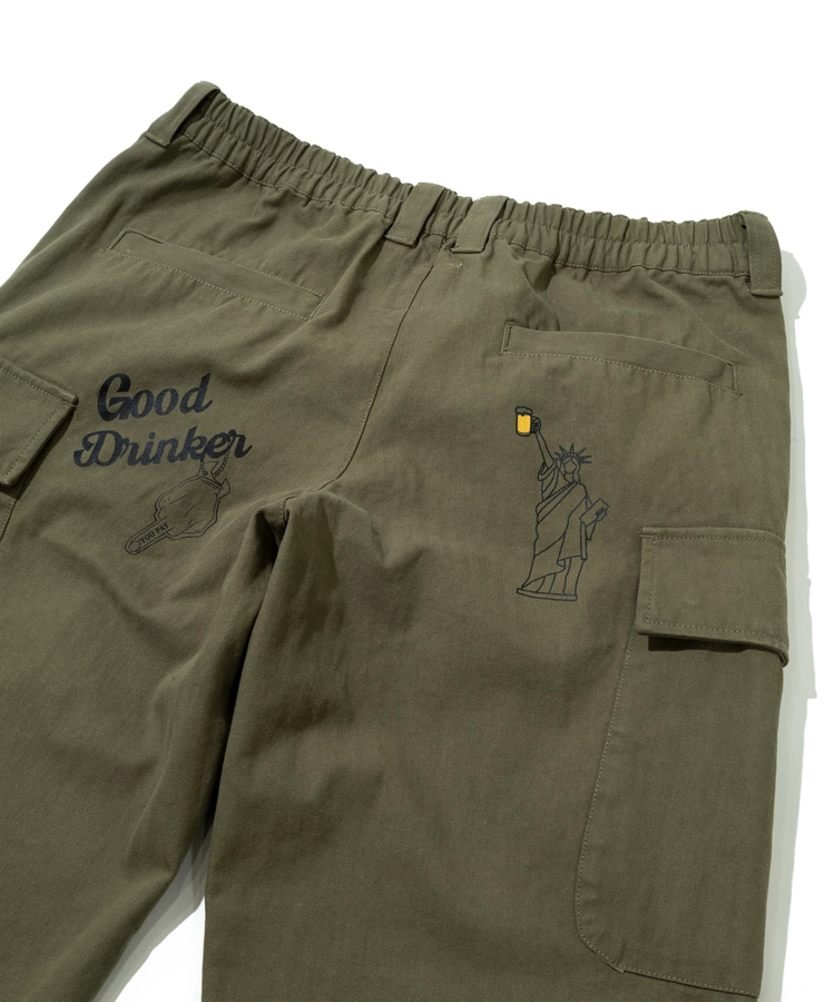 go slow caravan(ゴースローキャラバン) |YOIDORE/酔いどれ ヴィンテージ 栓抜き らくがき カーゴパンツ (MENS)