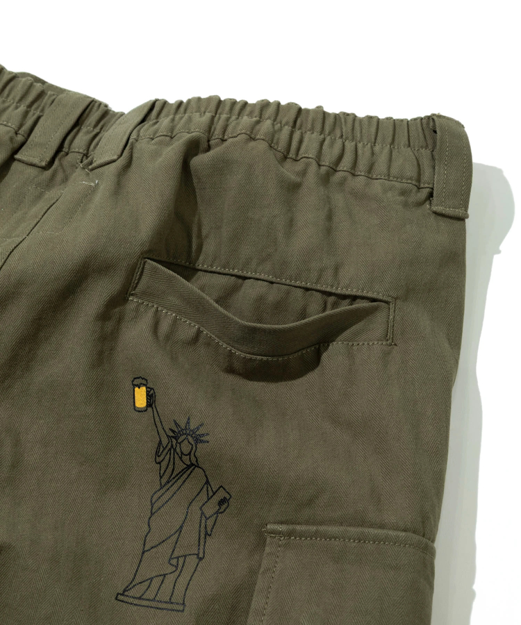 go slow caravan(ゴースローキャラバン) |YOIDORE/酔いどれ ヴィンテージ 栓抜き らくがき カーゴパンツ (MENS)