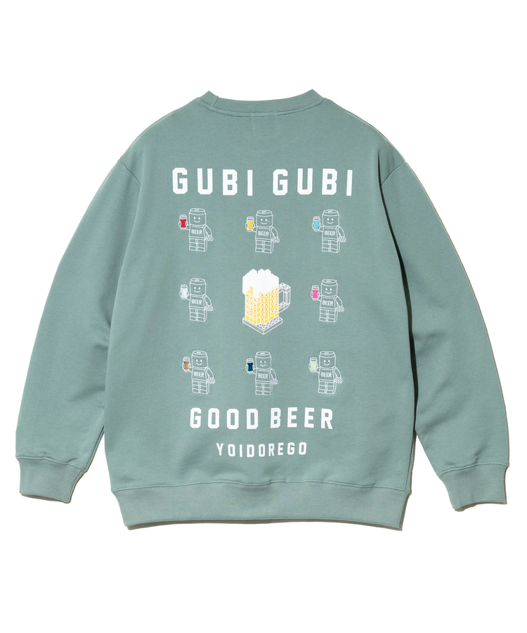 go slow caravan(ゴースローキャラバン) |YOIDORE/酔いどれ グビグビブロッククルーネックスウェット (MENS)