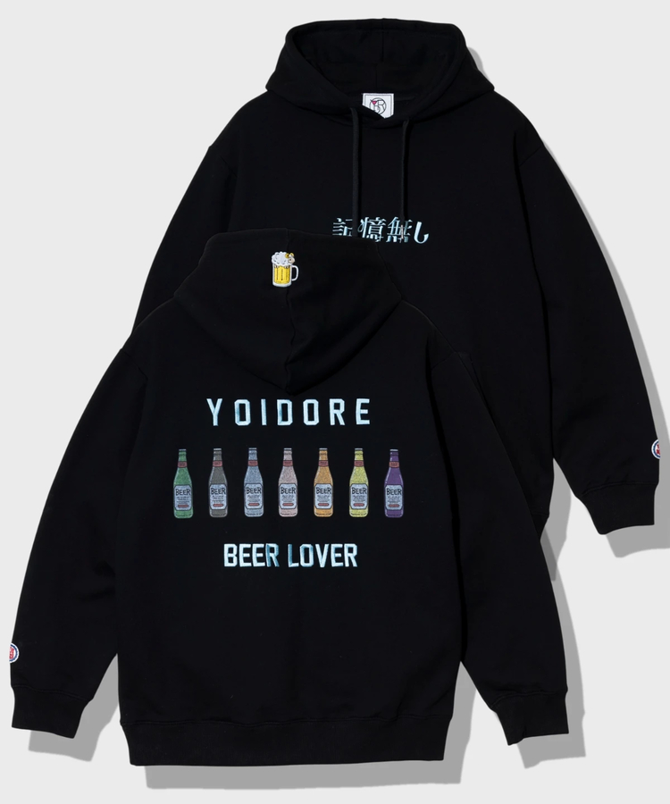 go slow caravan(ゴースローキャラバン) |YOIDORE/酔いどれ ビールで記憶無しスウェットパーカー (MENS)