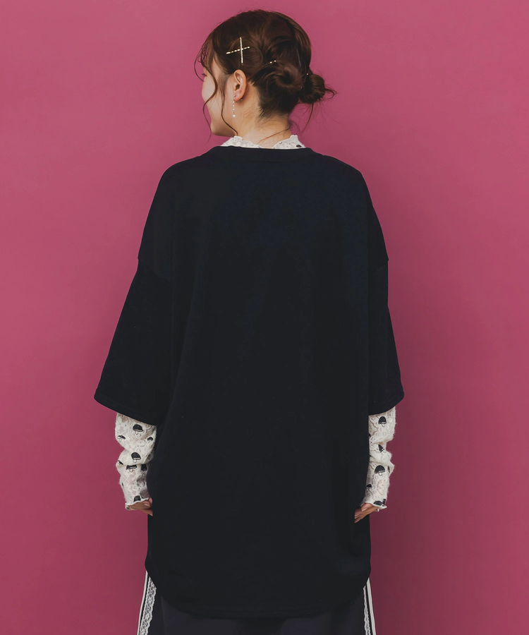 ScoLar/スカラー レイヤード風裏毛チュニック (WOMENS)｜ファッション