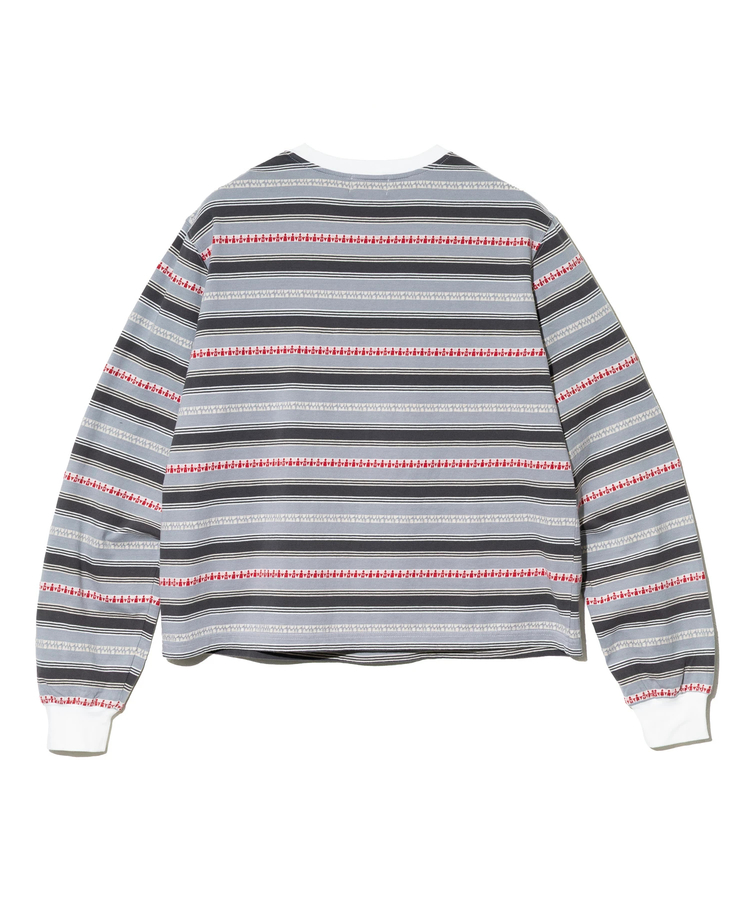 go slow caravan(ゴースローキャラバン) |Universal Style Wear/ユニバーサルスタイルウェア Ethnic border Tee (MENS)