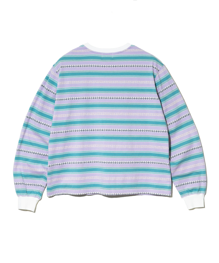 go slow caravan(ゴースローキャラバン) |Universal Style Wear/ユニバーサルスタイルウェア Ethnic border Tee (MENS)