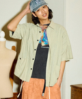 go slow caravan(ゴースローキャラバン) |シャーリングレース BIG S/Sシャツ (MENS/WOMENS)