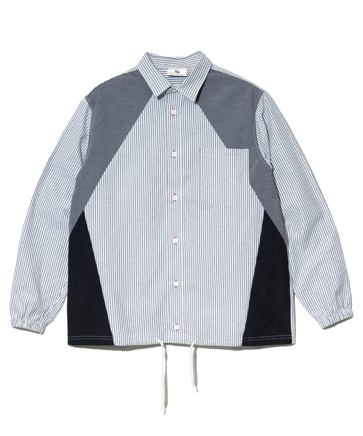 go slow caravan(ゴースローキャラバン) |DUCKSTER/ダックスター ペンタゴン切替コーチシャツ (MENS)