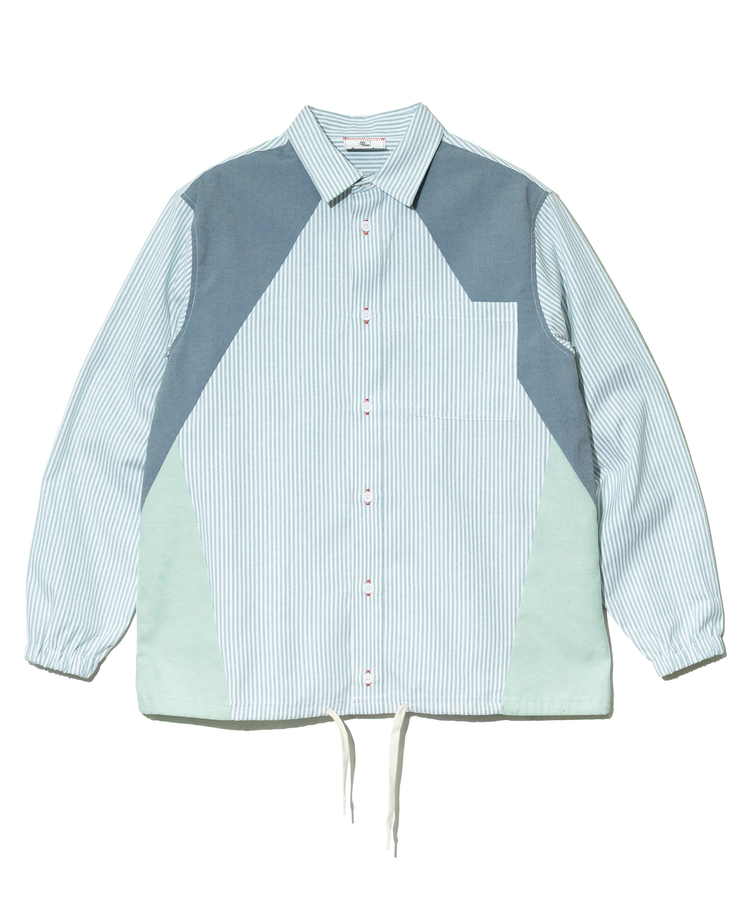 go slow caravan(ゴースローキャラバン) |DUCKSTER/ダックスター ペンタゴン切替コーチシャツ (MENS)