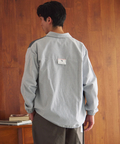 go slow caravan(ゴースローキャラバン) |DUCKSTER/ダックスター ペンタゴン切替コーチシャツ (MENS)