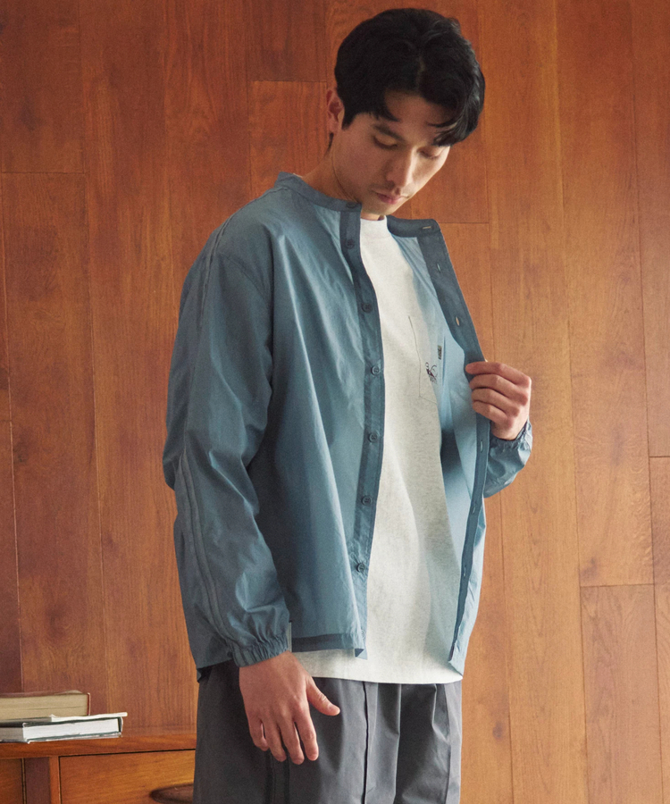go slow caravan(ゴースローキャラバン) |DUCKSTER/ダックスター 極薄ナイロンラインシャツ (MENS)