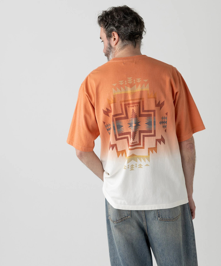 go slow caravan(ゴースローキャラバン) |PENDLETON/ペンドルトン Gradation dye Back Print Tee (MENS)