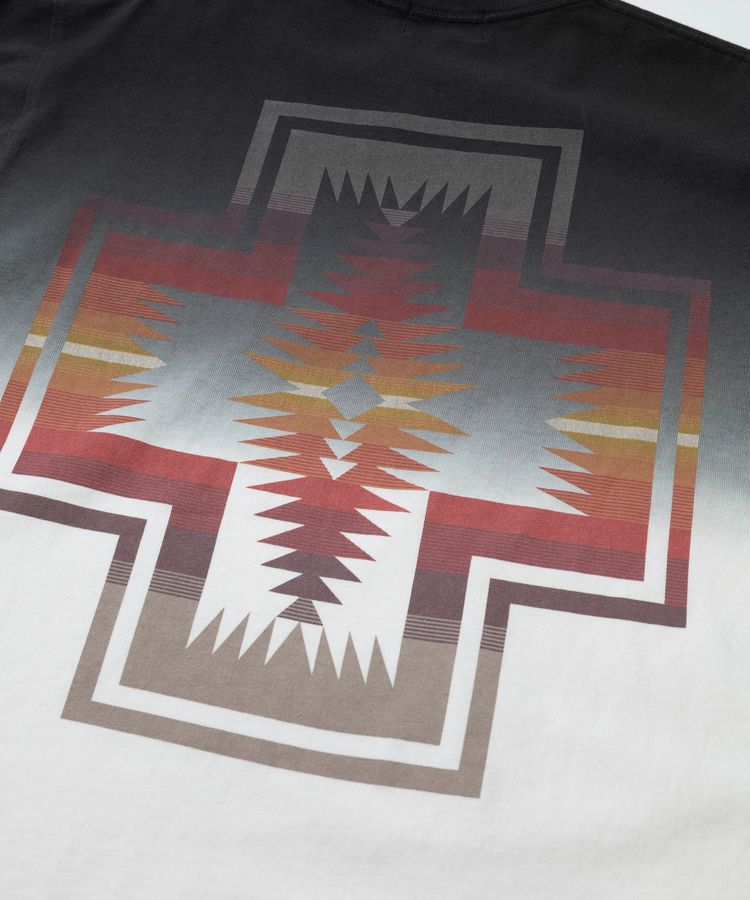 go slow caravan(ゴースローキャラバン) |PENDLETON/ペンドルトン Gradation dye Back Print Tee (MENS)
