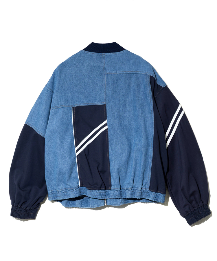 go slow caravan(ゴースローキャラバン) |mililopiulu/ミリロピュール ジャージMIXデニムジャケット (WOMENS)