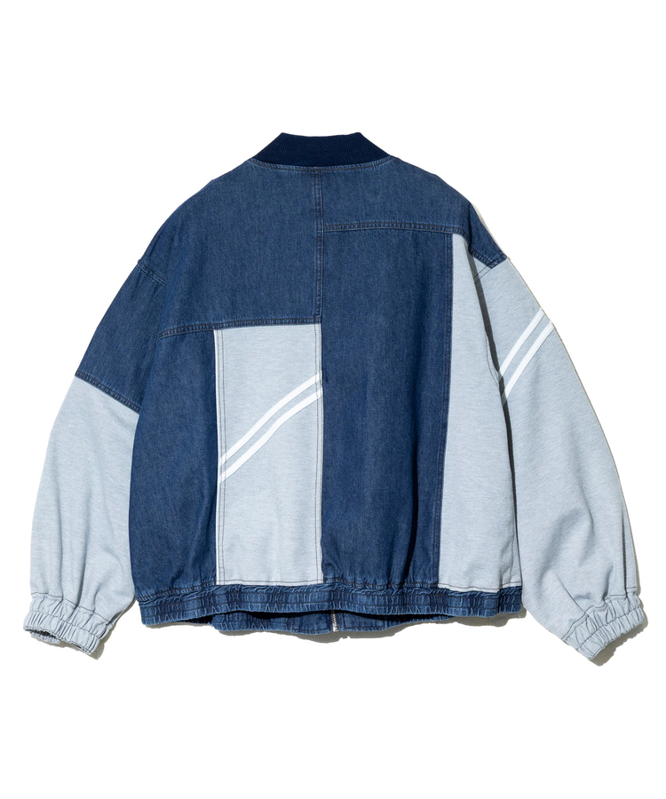 go slow caravan(ゴースローキャラバン) |mililopiulu/ミリロピュール ジャージMIXデニムジャケット (WOMENS)