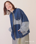 go slow caravan(ゴースローキャラバン) |mililopiulu/ミリロピュール ジャージMIXデニムジャケット (WOMENS)