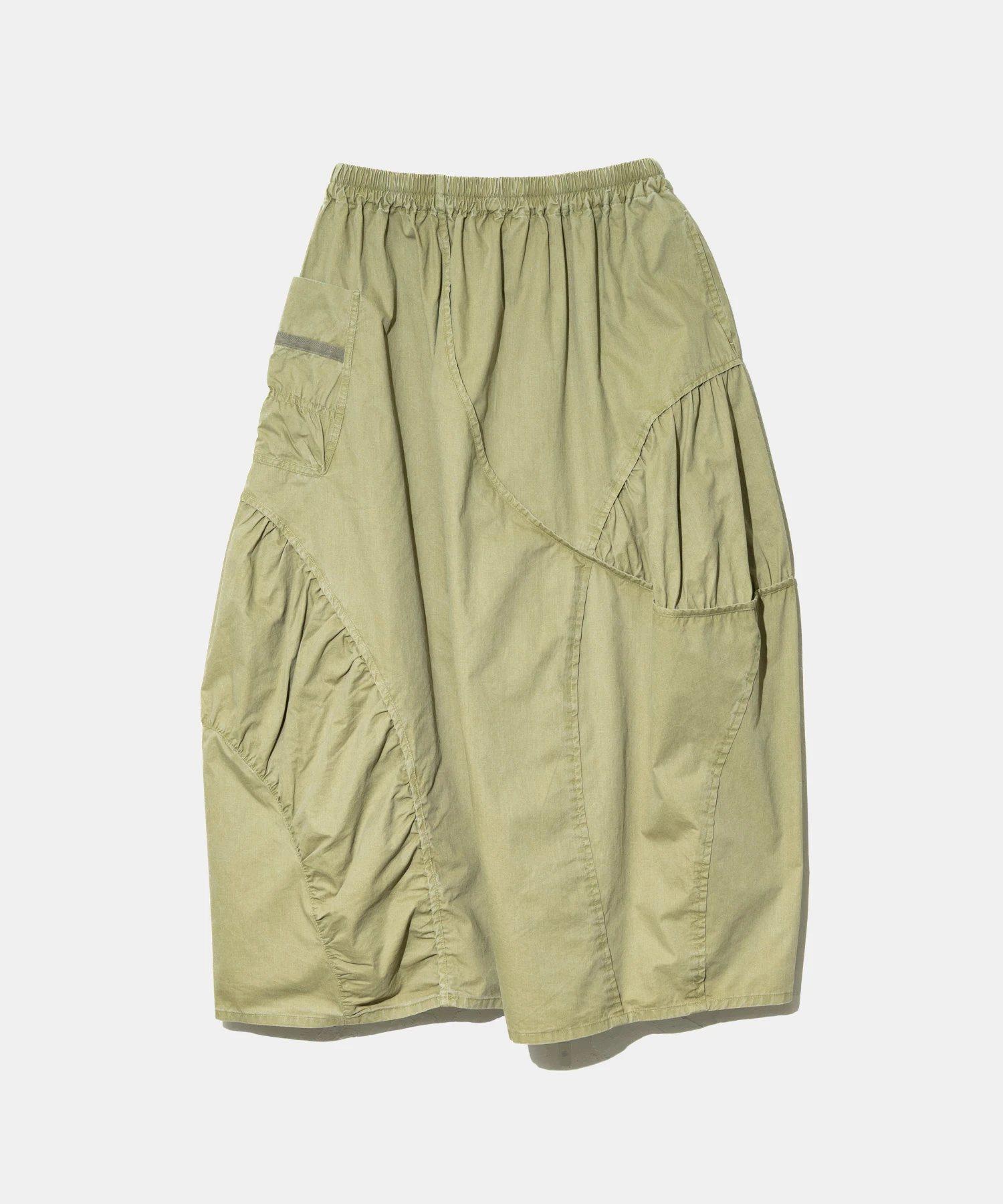 ミリロピュール シュークリームワークスカート　カーキ mililopiulu/ミリロピュール シュークリームワークスカート (WOMENS