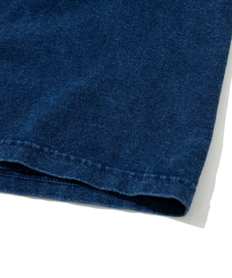 go slow caravan(ゴースローキャラバン) |GOOD ON/グッドオン S/S CREW POCKET TEE INDIGO SHAVE (MENS)