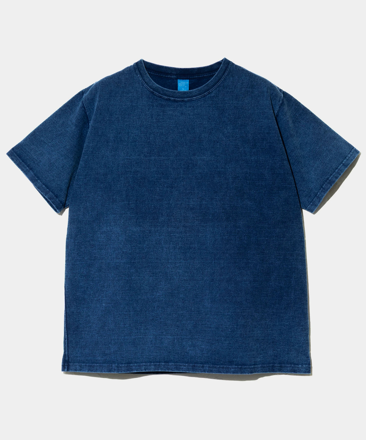 go slow caravan(ゴースローキャラバン) |GOOD ON/グッドオン S/S HVY CREW TEE INDIGO SHAVE (MENS)