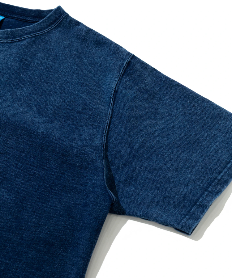 go slow caravan(ゴースローキャラバン) |GOOD ON/グッドオン S/S HVY CREW TEE INDIGO SHAVE (MENS)