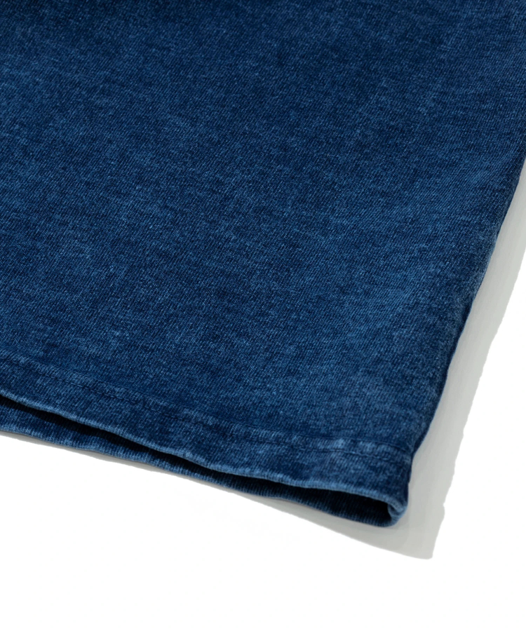 go slow caravan(ゴースローキャラバン) |GOOD ON/グッドオン S/S HVY CREW TEE INDIGO SHAVE (MENS)