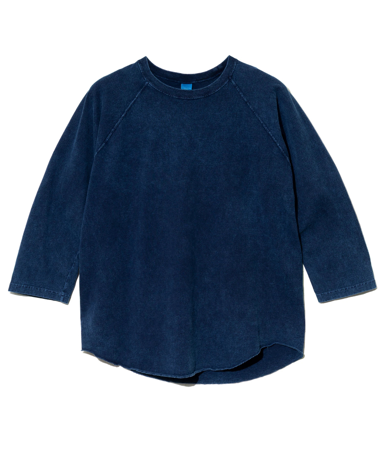 go slow caravan(ゴースローキャラバン) |GOOD ON/グッドオン BASEBALL TEE INDIGO SHAVE (MENS)