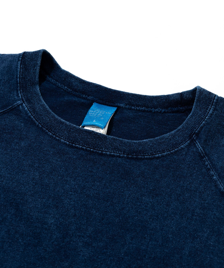 go slow caravan(ゴースローキャラバン) |GOOD ON/グッドオン BASEBALL TEE INDIGO SHAVE (MENS)