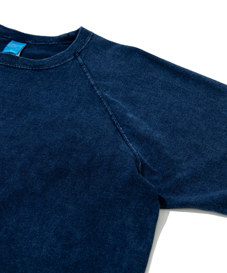 go slow caravan(ゴースローキャラバン) |GOOD ON/グッドオン BASEBALL TEE INDIGO SHAVE (MENS)