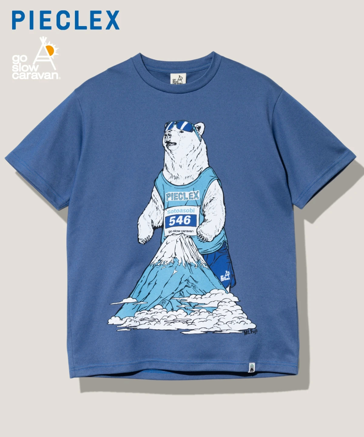 go slow caravan(ゴースローキャラバン) |PIECLEX 富士山クマ TEE  (MENS)