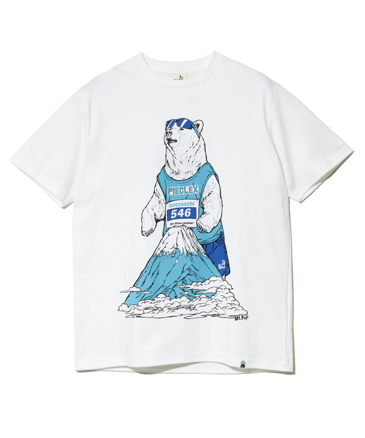 go slow caravan(ゴースローキャラバン) |PIECLEX 富士山クマ TEE  (MENS)