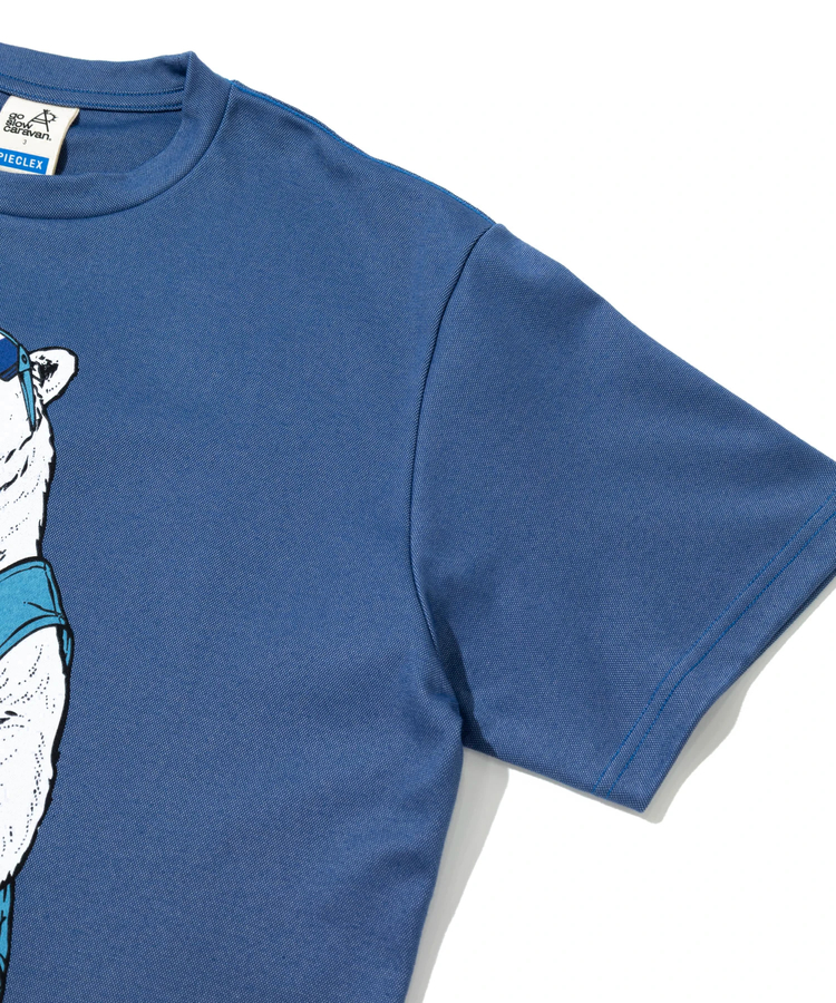 go slow caravan(ゴースローキャラバン) |PIECLEX 富士山クマ TEE  (MENS)