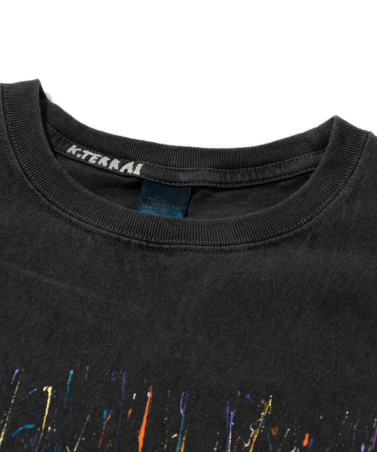go slow caravan(ゴースローキャラバン) |GOOD ON/グッドオン KOUHEI TERRAI HAND PAINT RECORD SS TEE (MENS)