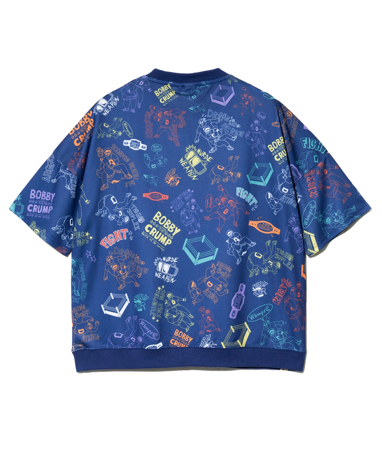 go slow caravan(ゴースローキャラバン) |DUCKSTER/ダックスター 総柄プロレスTEE (MENS)
