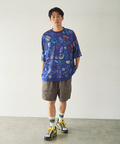 go slow caravan(ゴースローキャラバン) |DUCKSTER/ダックスター 総柄プロレスTEE (MENS)