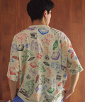 go slow caravan(ゴースローキャラバン) |DUCKSTER/ダックスター 総柄プロレスTEE (MENS)