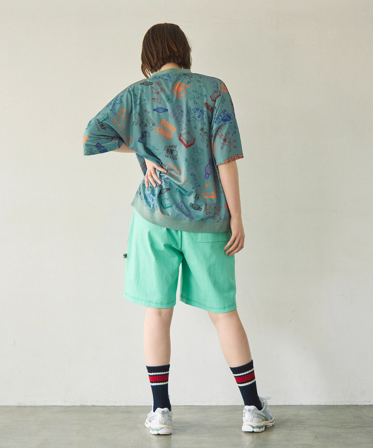 go slow caravan(ゴースローキャラバン) |DUCKSTER/ダックスター 総柄プロレスTEE (MENS)