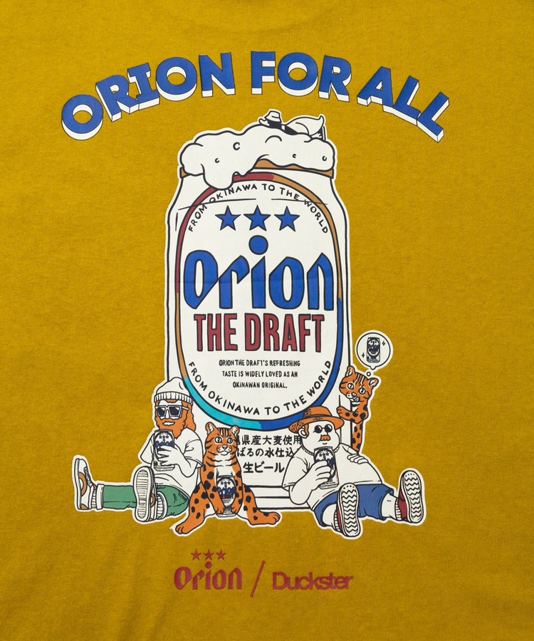go slow caravan(ゴースローキャラバン) |【ORION × Duckster】オリオンビールコラボTEE《ORION FOR ALL》(MENS)