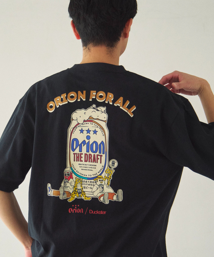 go slow caravan(ゴースローキャラバン) |【ORION × Duckster】オリオンビールコラボTEE《ORION FOR ALL》(MENS)