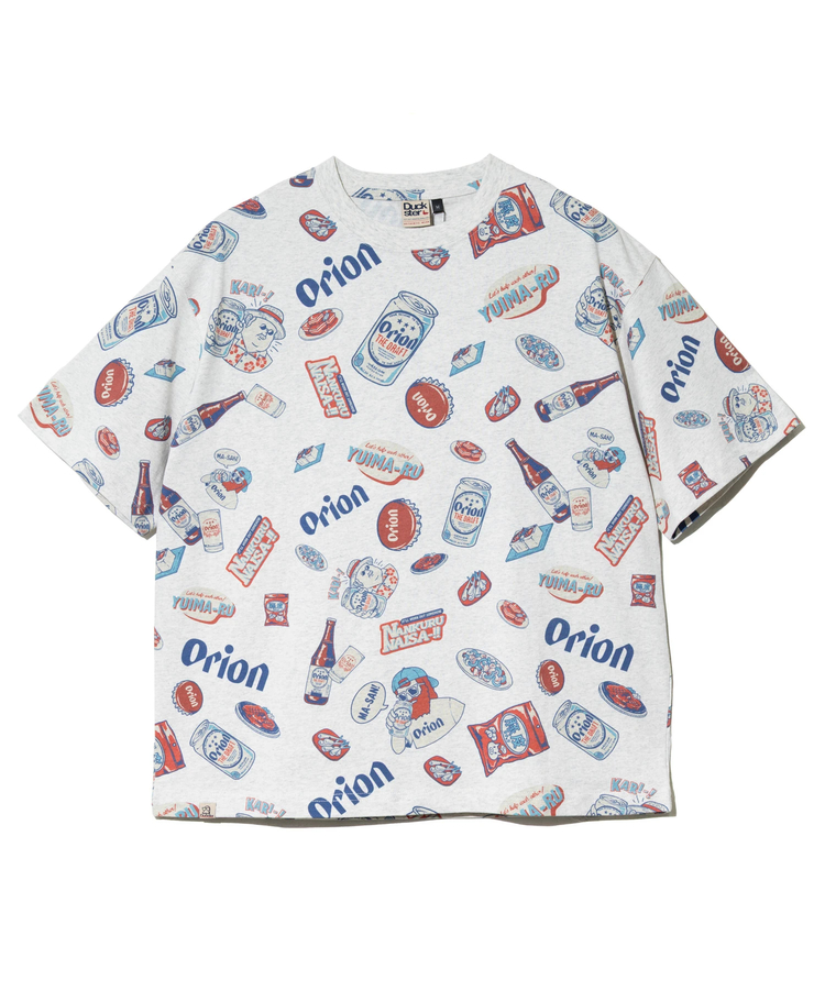 go slow caravan(ゴースローキャラバン) |【ORION × Duckster】オリオンビールコラボTEE《総柄》(MENS)