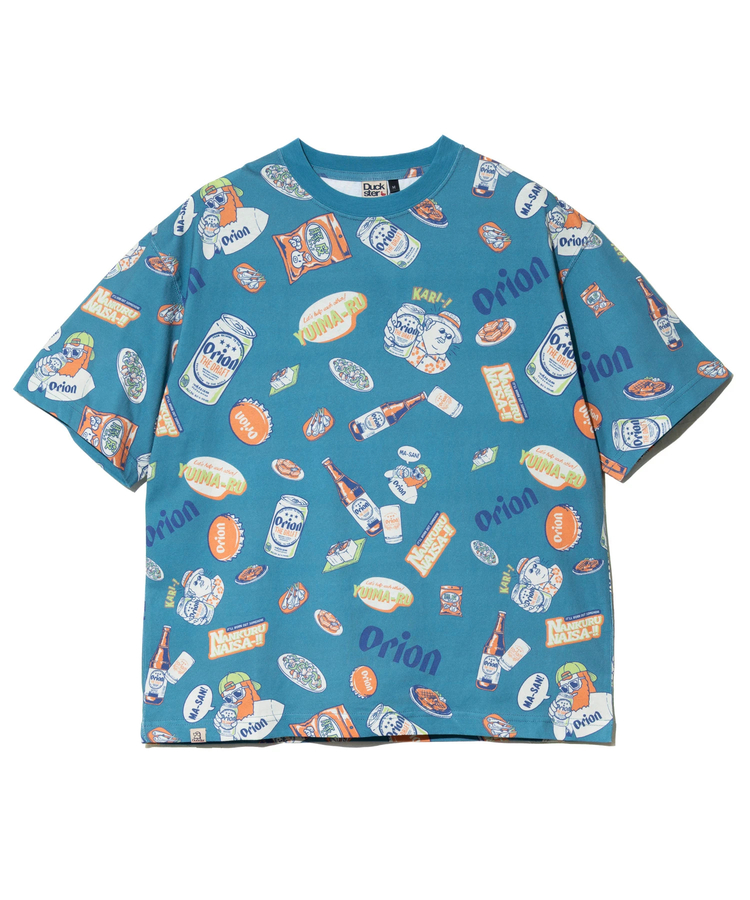 go slow caravan(ゴースローキャラバン) |【ORION × Duckster】オリオンビールコラボTEE《総柄》(MENS)