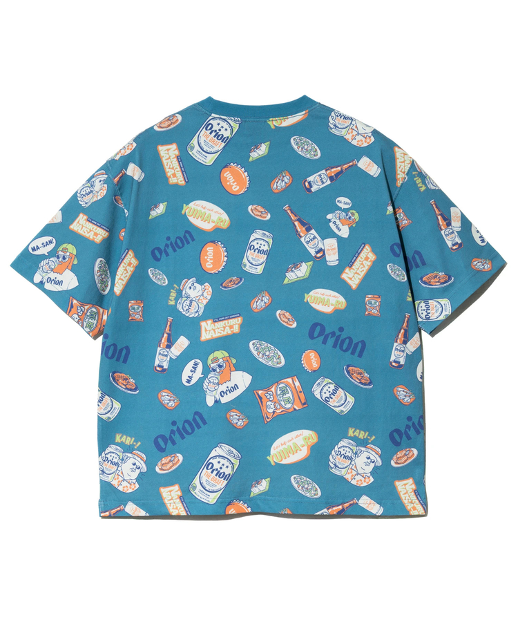 go slow caravan(ゴースローキャラバン) |【ORION × Duckster】オリオンビールコラボTEE《総柄》(MENS)
