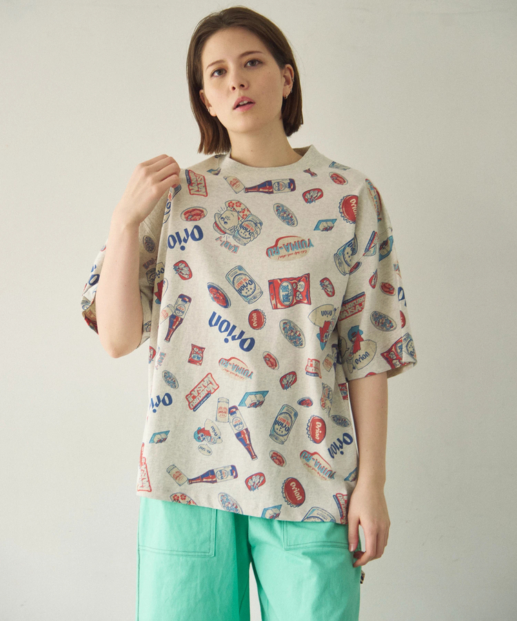 go slow caravan(ゴースローキャラバン) |【ORION × Duckster】オリオンビールコラボTEE《総柄》(MENS)