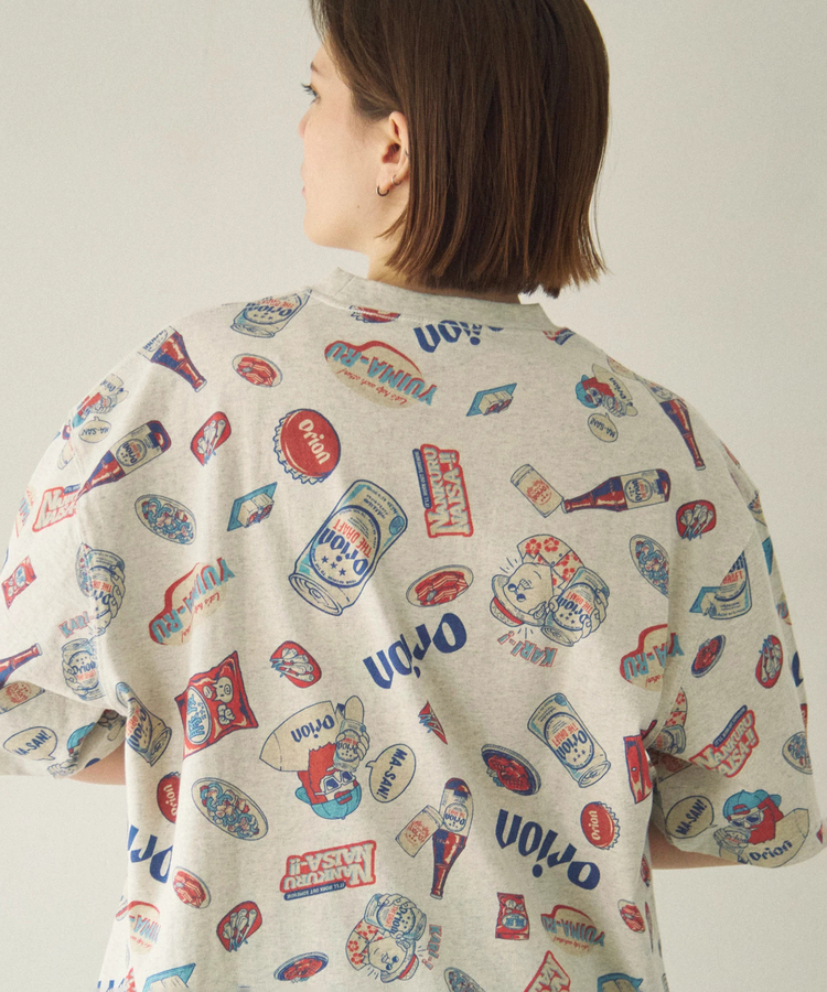 go slow caravan(ゴースローキャラバン) |【ORION × Duckster】オリオンビールコラボTEE《総柄》(MENS)