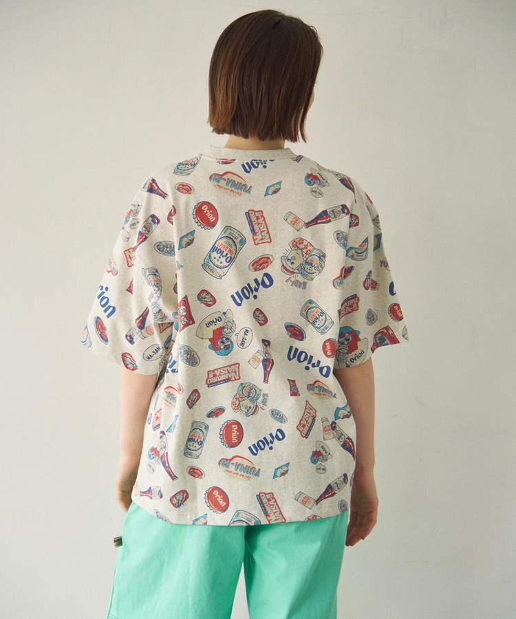 go slow caravan(ゴースローキャラバン) |【ORION × Duckster】オリオンビールコラボTEE《総柄》(MENS)