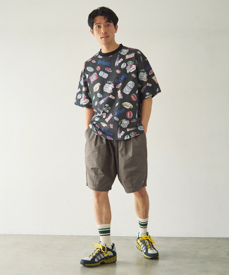 go slow caravan(ゴースローキャラバン) |【ORION × Duckster】オリオンビールコラボTEE《総柄》(MENS)