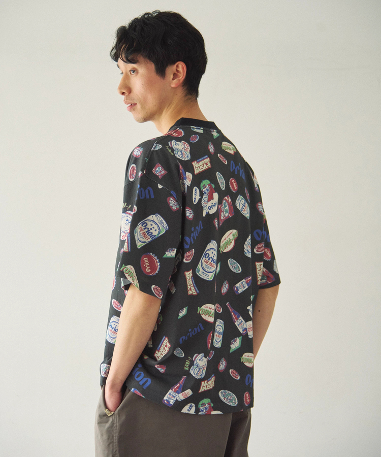 go slow caravan(ゴースローキャラバン) |【ORION × Duckster】オリオンビールコラボTEE《総柄》(MENS)