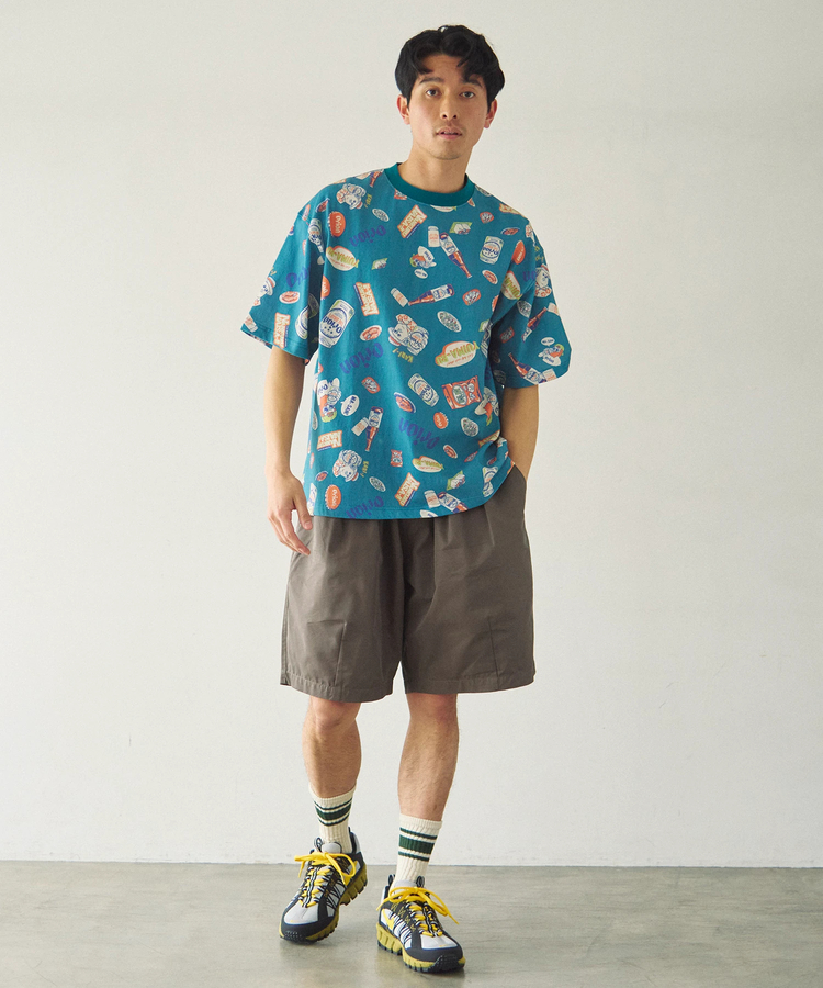 go slow caravan(ゴースローキャラバン) |【ORION × Duckster】オリオンビールコラボTEE《総柄》(MENS)