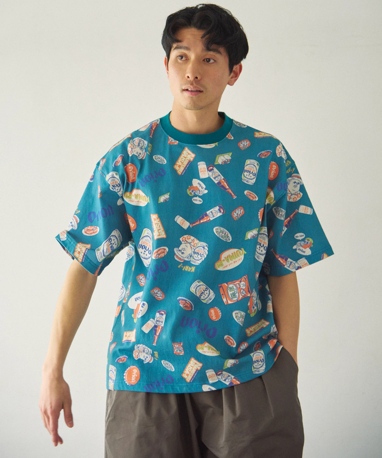 go slow caravan(ゴースローキャラバン) |【ORION × Duckster】オリオンビールコラボTEE《総柄》(MENS)