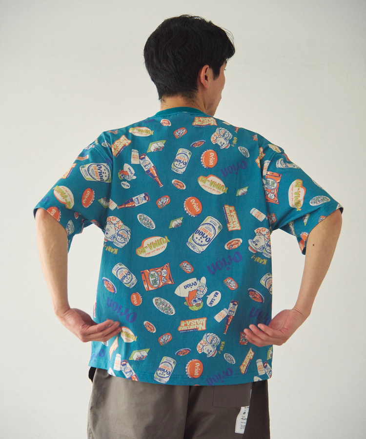 go slow caravan(ゴースローキャラバン) |【ORION × Duckster】オリオンビールコラボTEE《総柄》(MENS)