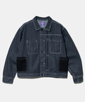 go slow caravan(ゴースローキャラバン) |Mountain Mania/マウンテンマニア Pin-Stripe Denim Coverall (MENS)