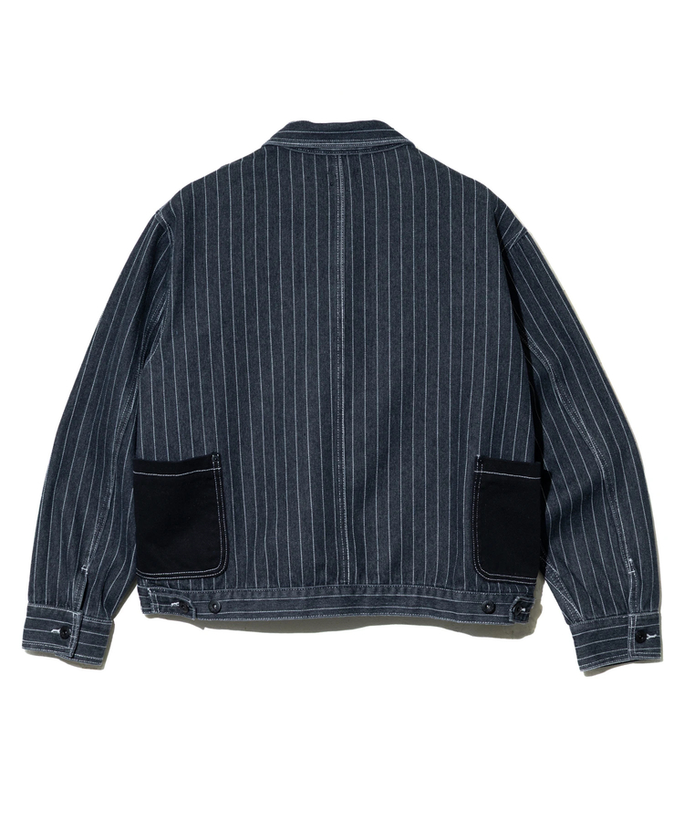 go slow caravan(ゴースローキャラバン) |Mountain Mania/マウンテンマニア Pin-Stripe Denim Coverall (MENS)